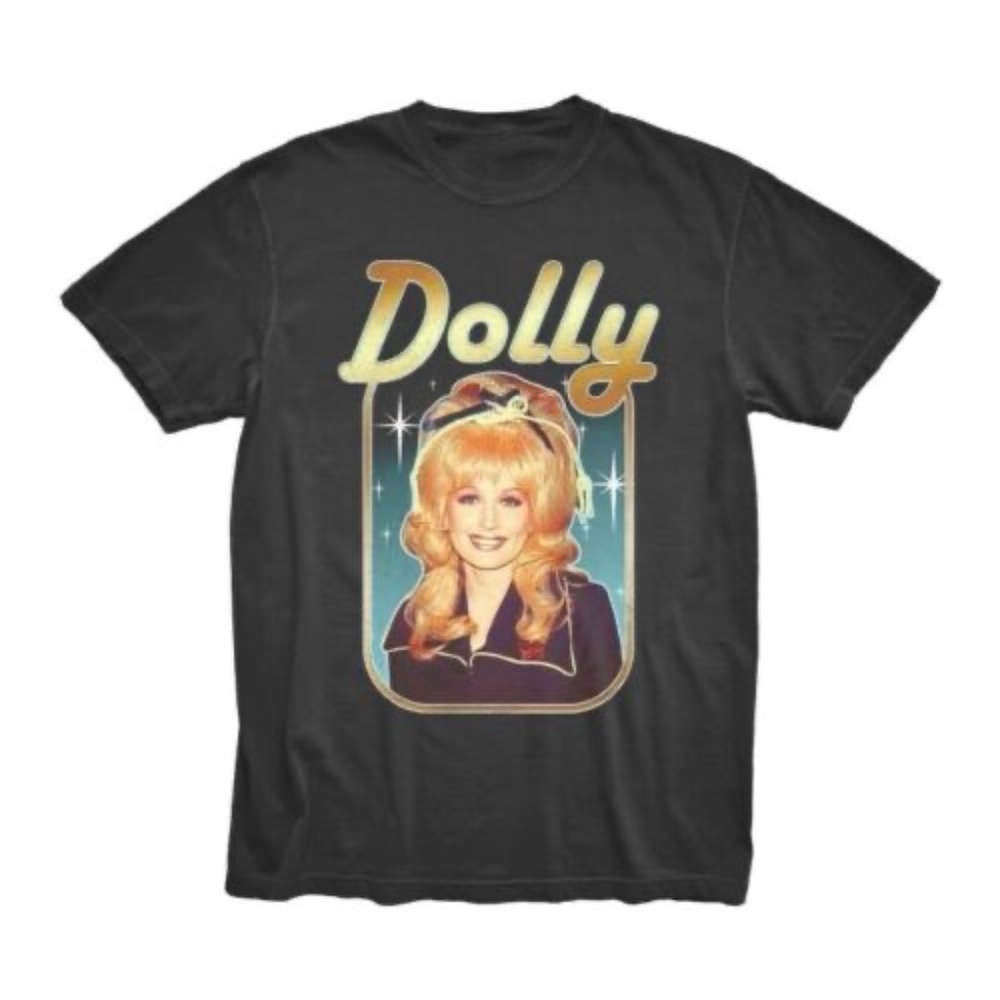 Dolly Parton Graphic Black Country Gal High Quality Tshirt SM-XL